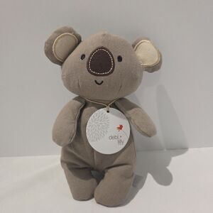 Aurora World Debi Lilly Linen Collection Grey Koala Bear Plush 7 Inch With Tags